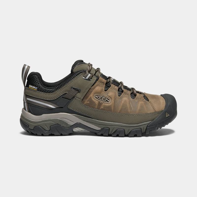 Zapatos Trekking Keen Targhee III Waterproof Para Hombre Marrom/Verde Oliva - Zapatos Keen Mexico (7